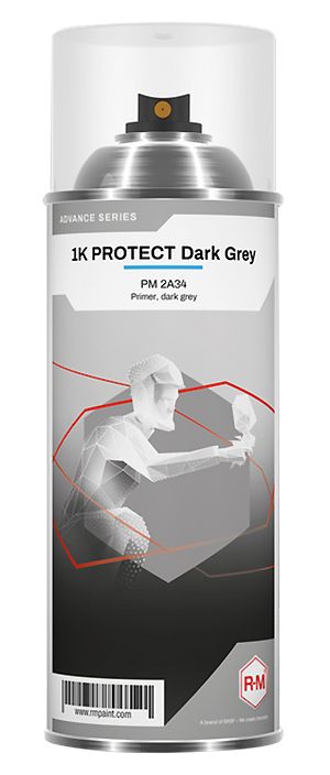 RM PM2A34 Impression apprêt 1K Protect gris foncé Advance Series 400ml