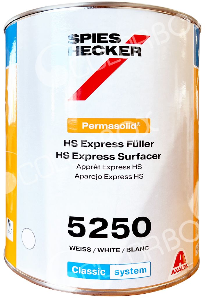 SPIES HECKER 5250W Blanc - Apprêt express surfacer HS 3.5L