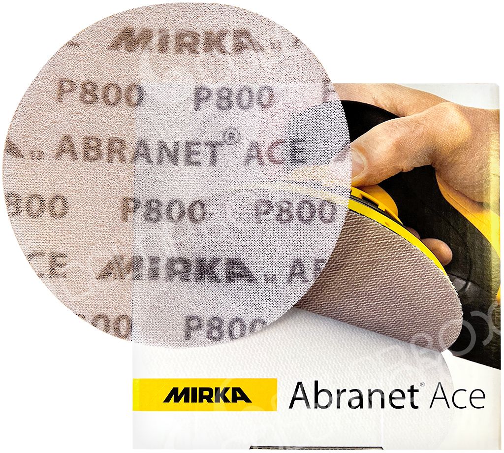 MIRKA AC24105081 P800 diam 150mm - 50 disques ABRANET super performants !