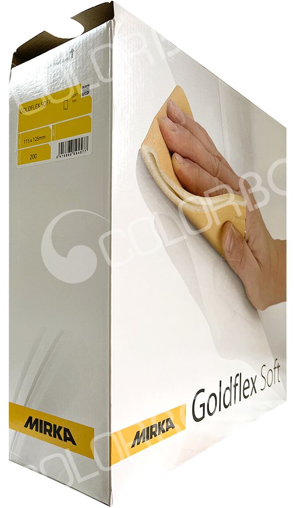 MIRKA 2912707018 P180 rouleau abrasif sur mousse GOLDFLEX SOFT pré-découpé