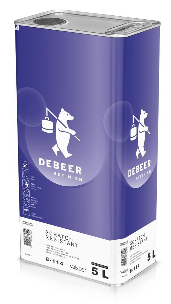 DEBEER 8-114 Vernis anti-rayures rapide 5L