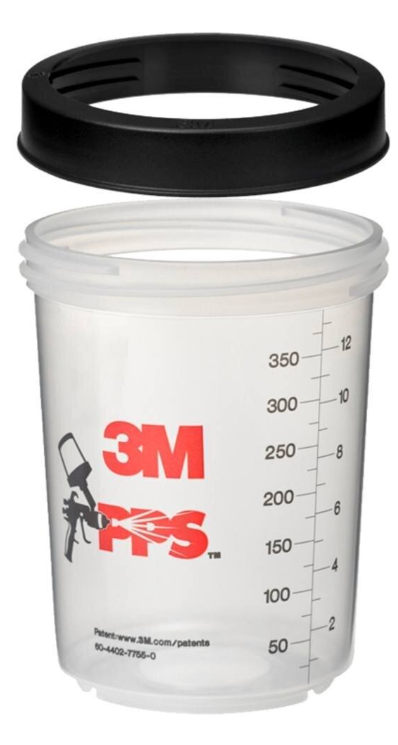 3M 26122 400 ml 1 godet rigide gradué pour PPS 2.0