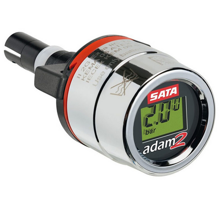 SATA 160879 SATA Adam 2 Micromètre d'air numérique et support pour SATAminijet