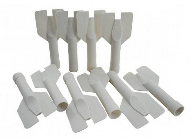 KEMTEX 13.2209401-02 10 buses à ailettes pour mastic FIX'n'SEAL