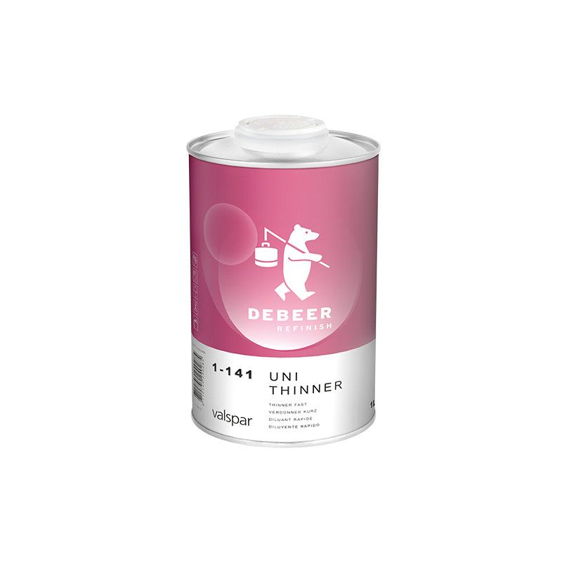 DEBEER 1-141/1 Diluant rapide 1L pour vernis 8-814