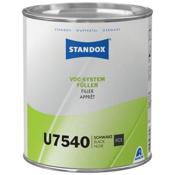 STANDOX 02078079 Noir U7540 - apprêt VOC system fuller 3.5l