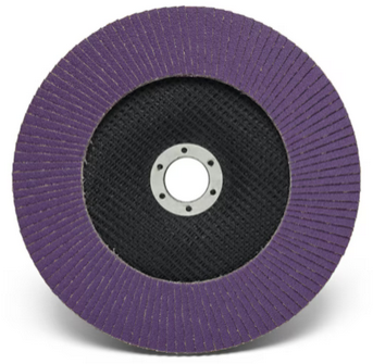 3M AB01234 P80+115 x 22.23mm - 10 disques bombés à lamelles 769F