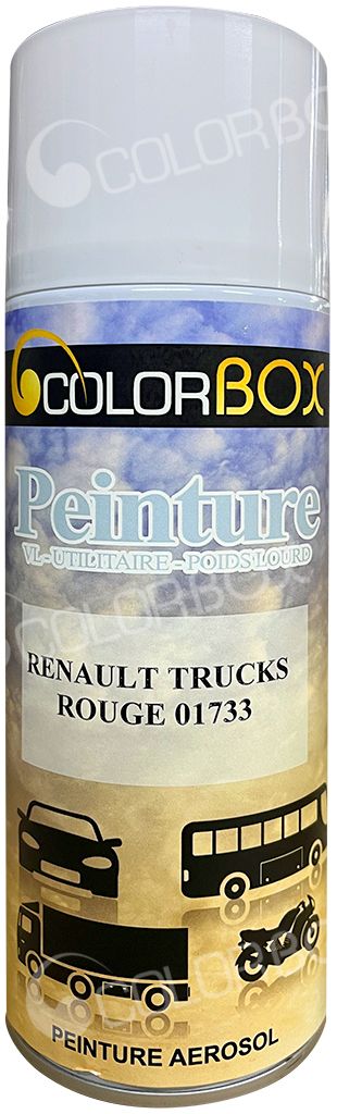 COLORBOX.EU RENAULT01733 Rouge aérosol Renault Trucks 400ml