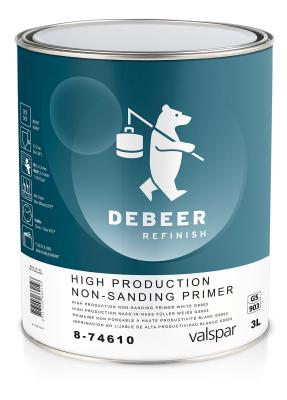 DEBEER 8-74610 Blanc - Apprêt mouillé sur mouillé sans ponçage 3L
