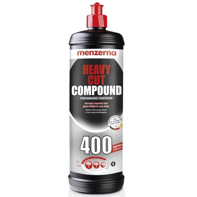 MENZERNA HC400 Composé de polissage forte abrasivité Heavy Cut 400 1L