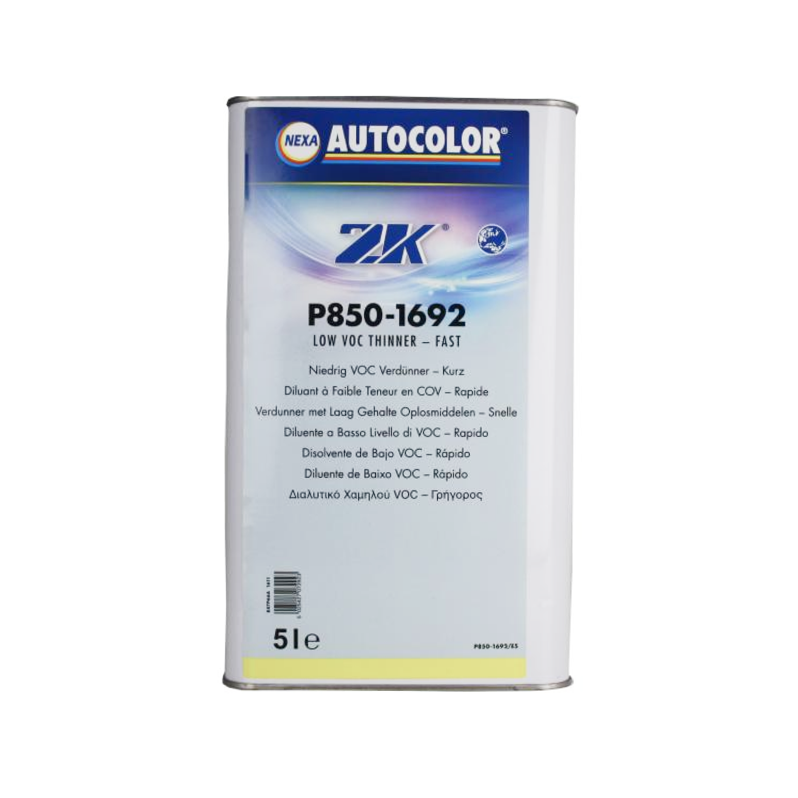 AUTOCOLOR P850-1692 Diluant bas COV rapide 5L