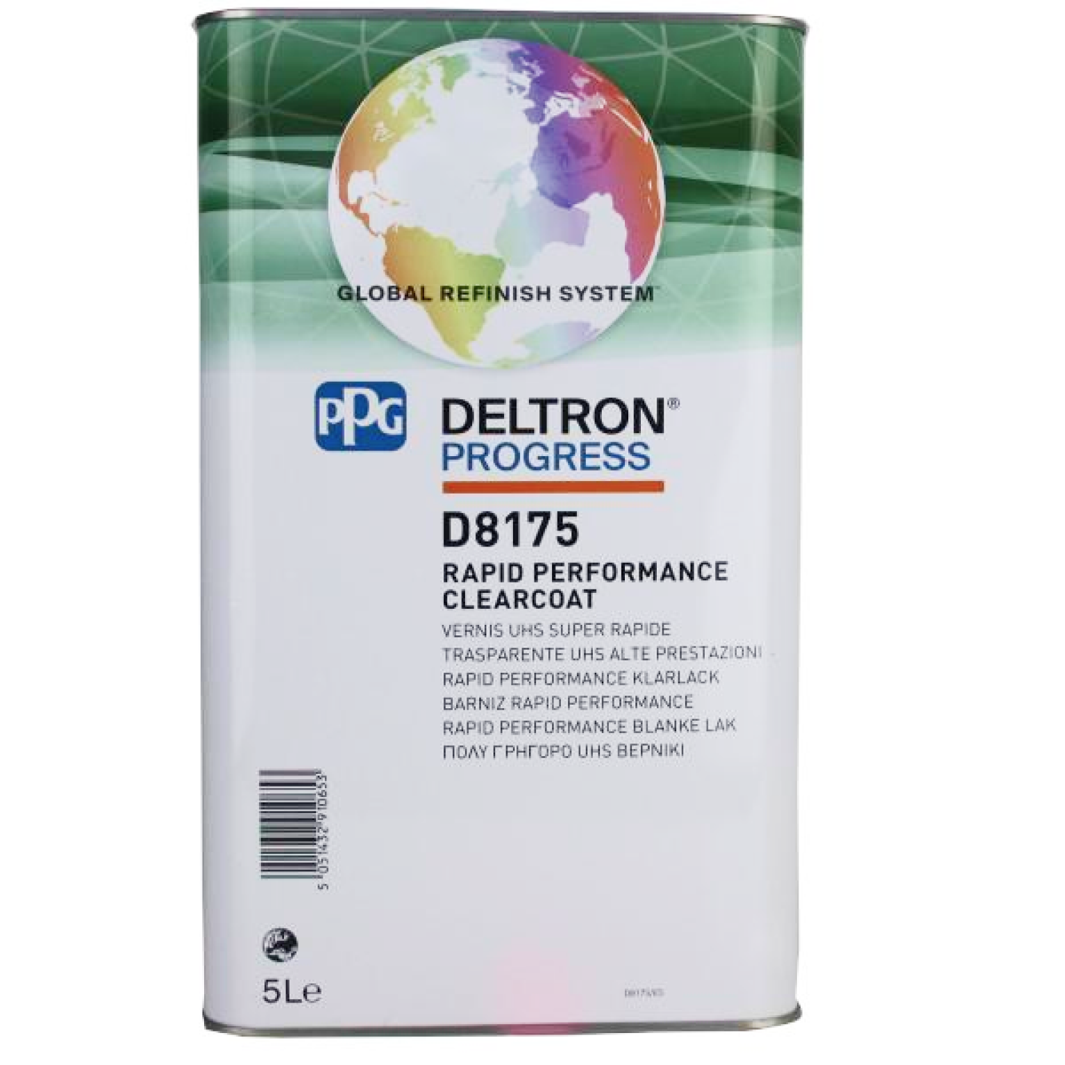 PPG D8175 Vernis DELTRON PROGRESS UHS super rapide 5L