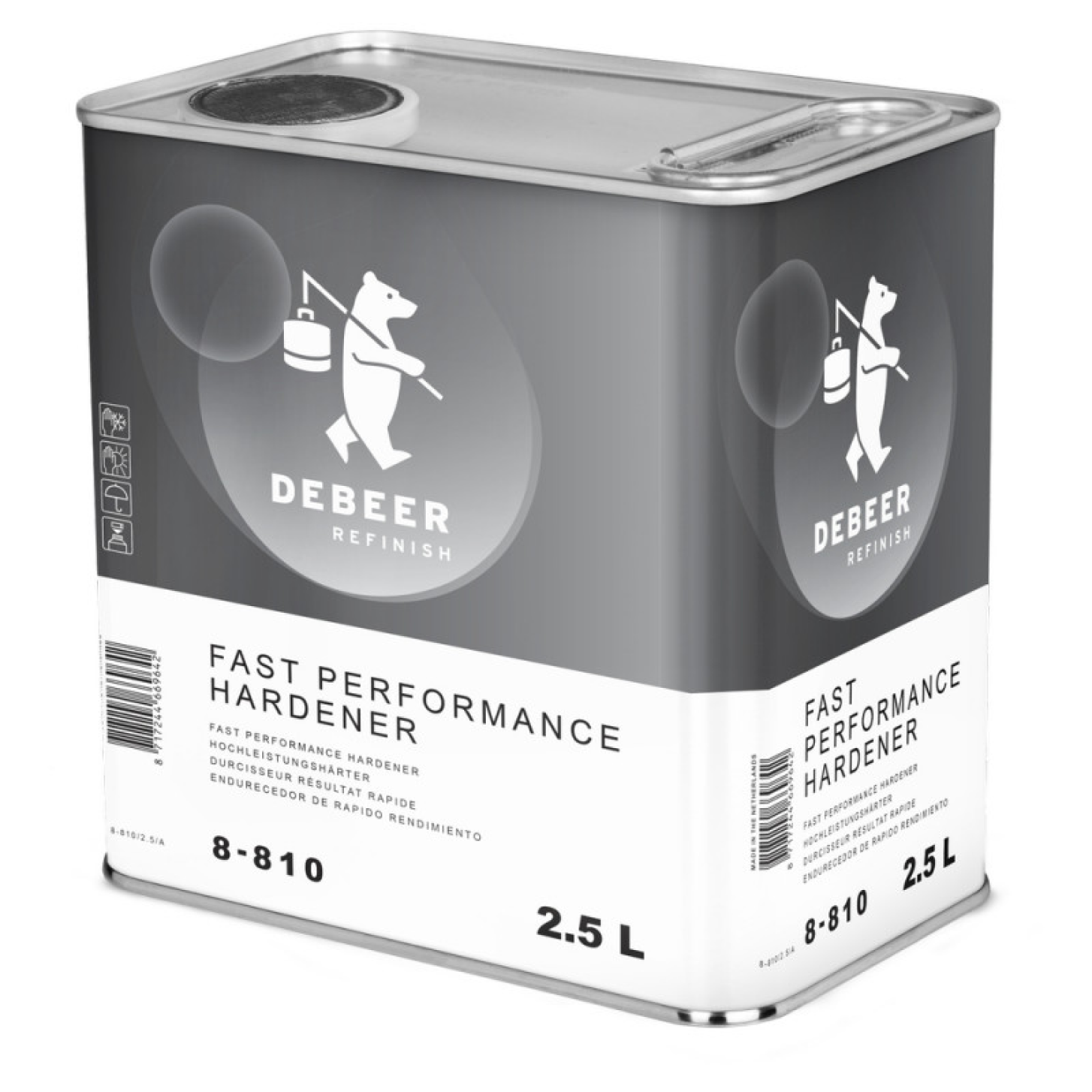 DEBEER 8-810 Durcisseur 2.5L pour vernis 8-814