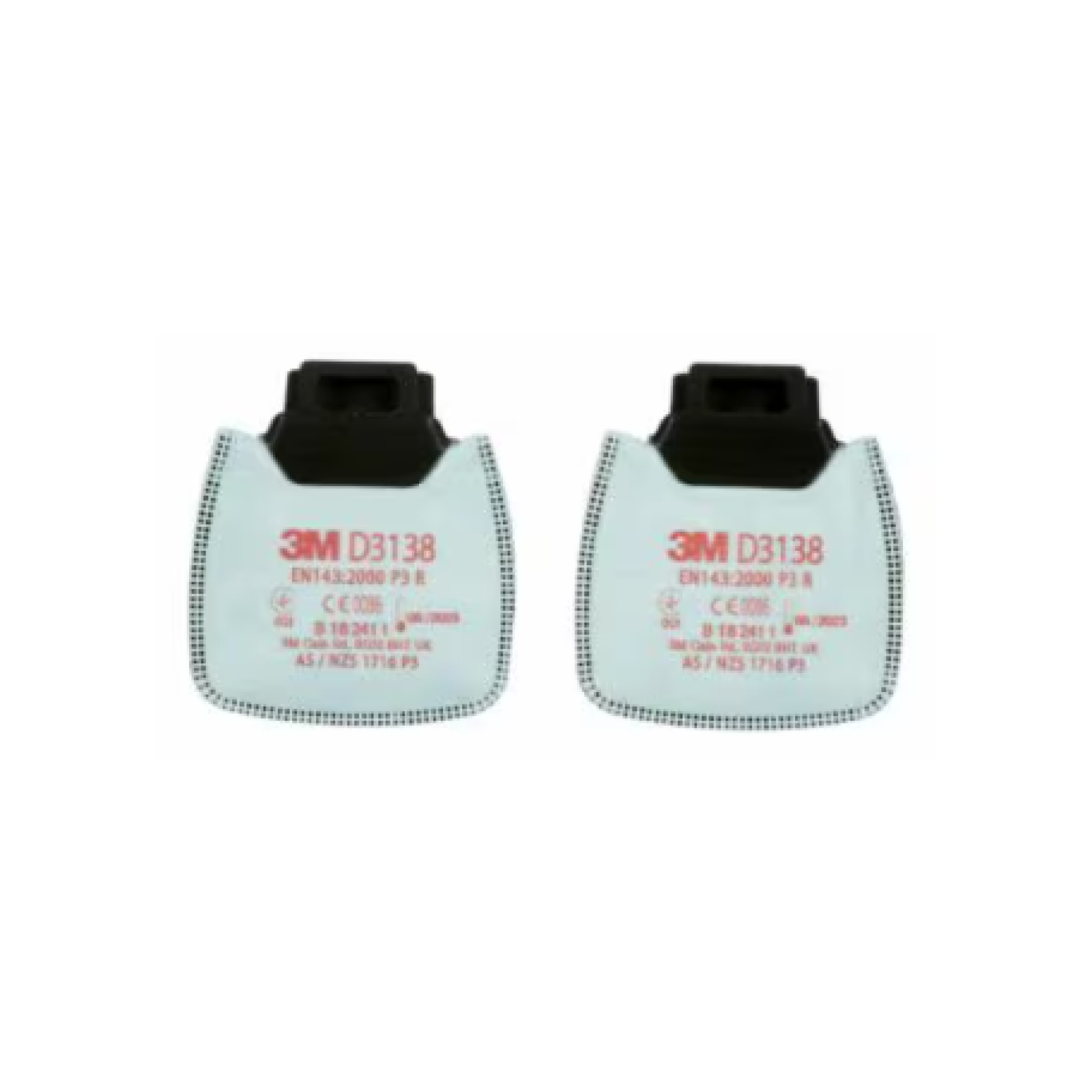 3M D3138 2 Filtres à particules P3R VO/GA pour masque FF-803