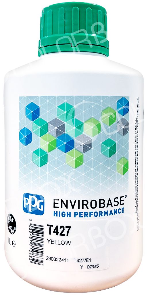 PPG T427 Yellow 1L Envirobase High Performance