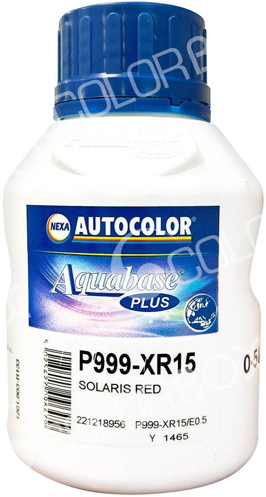 AUTOCOLOR P999-XR15 Solaris red 0.5L Nexa Autocolor Aquabase Plus