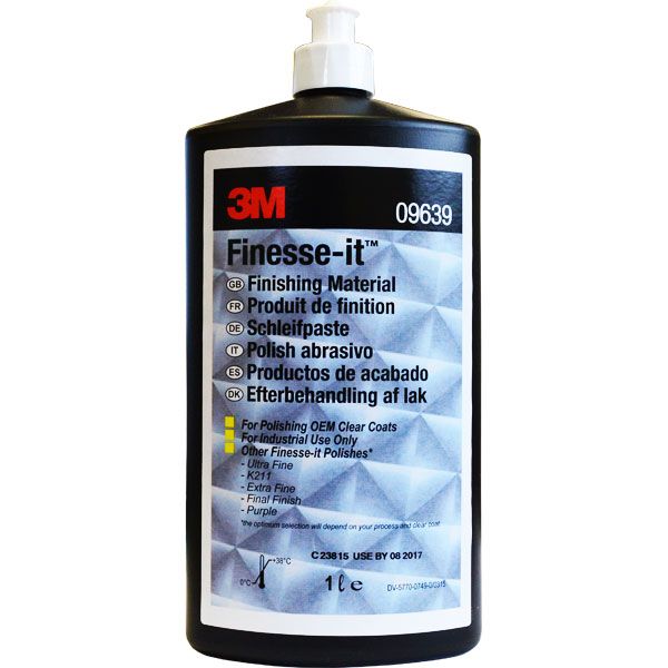 3M 09639 Produit de finition Finesse-it - bouchon blanc