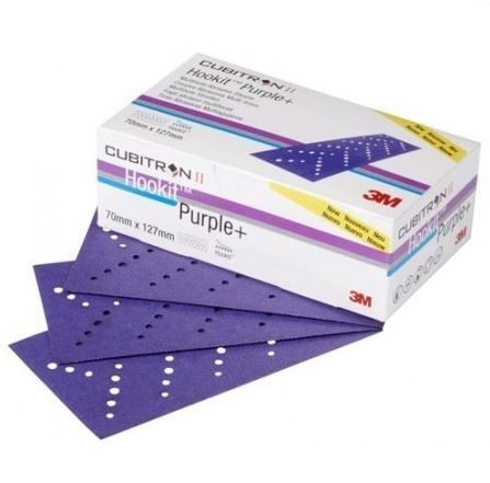 3M 51393 P320 70x127mm 50 coupes Purple + multi trous