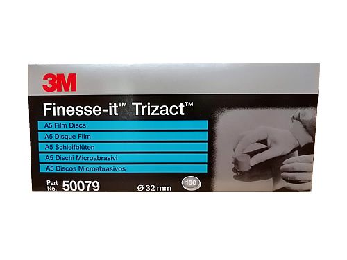 3M 50079 P3000 diam 32mm 100 disques Trizact sur film polyester 