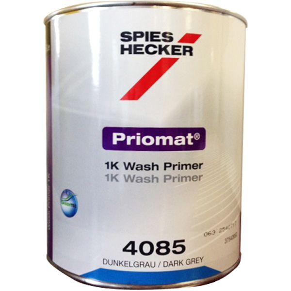 SPIES HECKER 4085DG Gris foncé- Apprêt 1K wash primer 3.5L ponçable ou mouille mouille