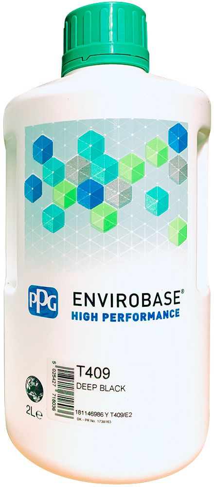 PPG T409 Deep Black 2L Envirobase High Performance