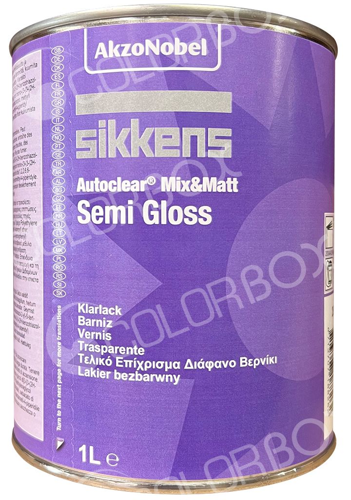 SIKKENS 523772 Vernis Autoclear mix & matt semi gloss 1L