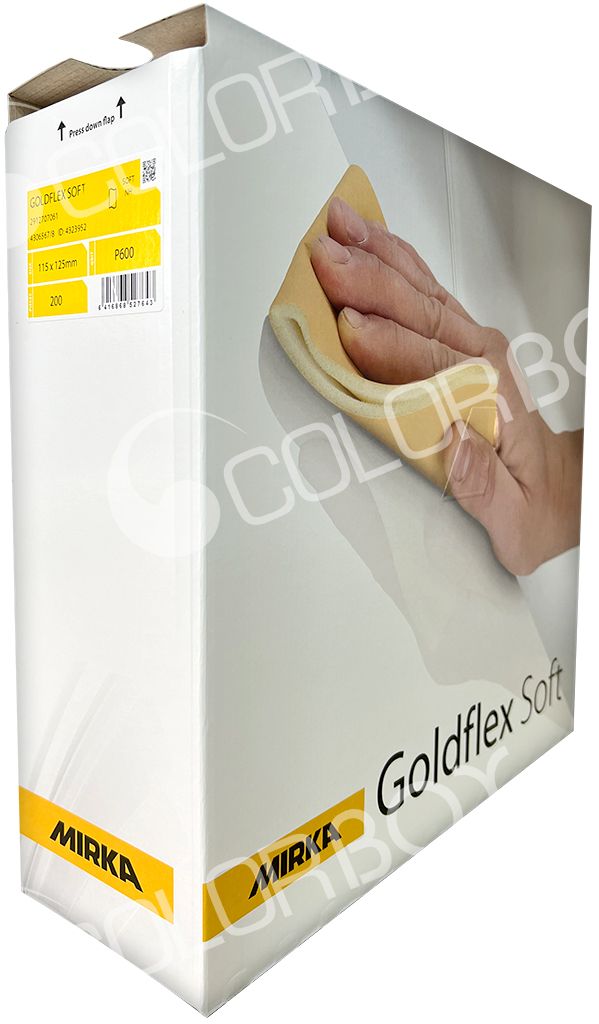MIRKA 2912707061 P600 rouleau abrasif sur mousse GOLDFLEX SOFT pré-découpé