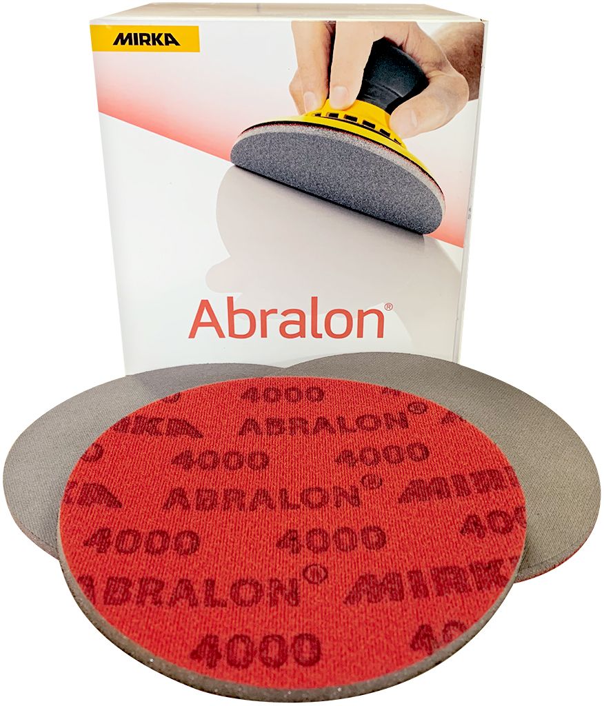 MIRKA 8A24102097N P4000 diam 150mm 20 disques abrasifs finition sur mousse ABRALON
