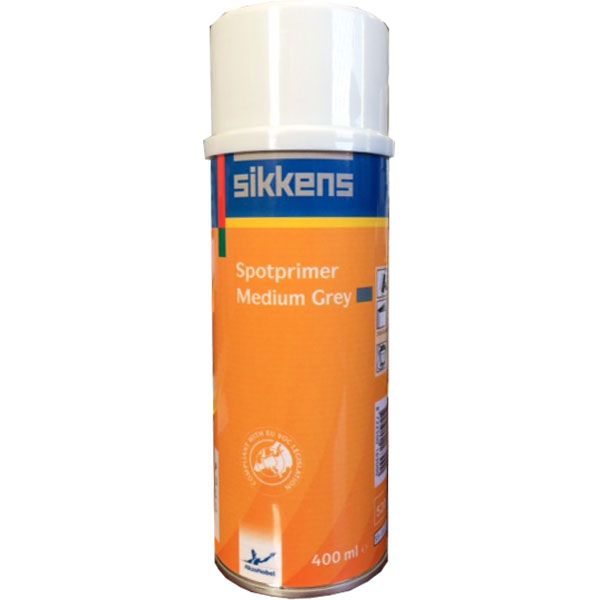 SIKKENS 514203 Bombe aérosol apprêt gris moyen Spotprimer 400ml
