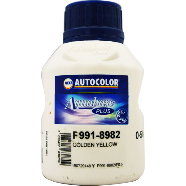 AUTOCOLOR P991-8982 Golden Yellow 0.5L Nexa Autocolor Aquabase Plus