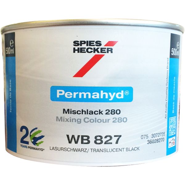 SPIES HECKER WB827 Noir glacis 0.5L