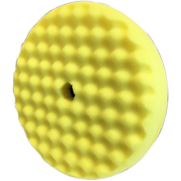3M 50875 Mousse de lustrage  jaune double face à montage rapide - diamètre 216 mm