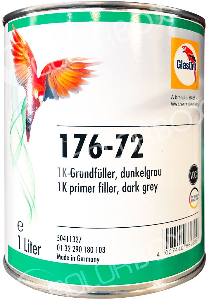 GLASURIT 176-72 1K Impression apprêt gris foncé 1L