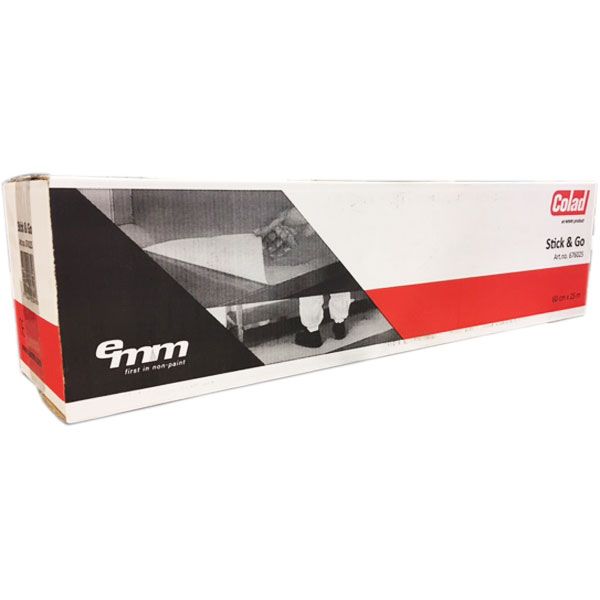 COLAD 676025 1 Rouleau STICK & GO film adhésif pour protéger les plans de travail 60cm x 25m - blanc