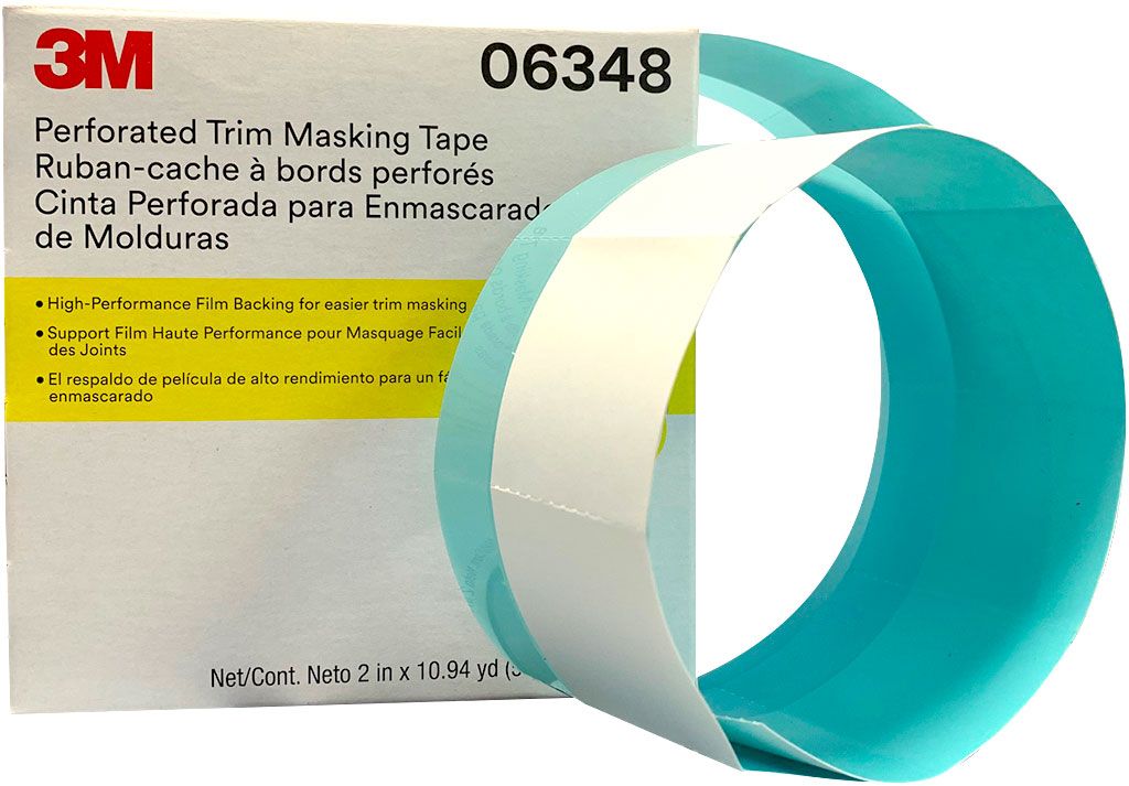 3M 06348 15mm -Ruban de masquage joint étanchéité de pare-brise 