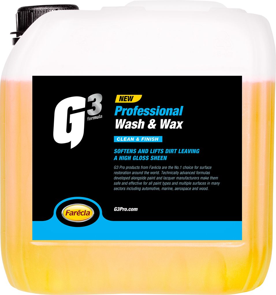 FARECLA 7218 Nettoyant doux carrosserie Wash & Wax 3.78L