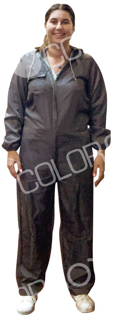 KEMTEX 11.45201-S Taille S- Combinaison de peintre réutilisable polyester gris 