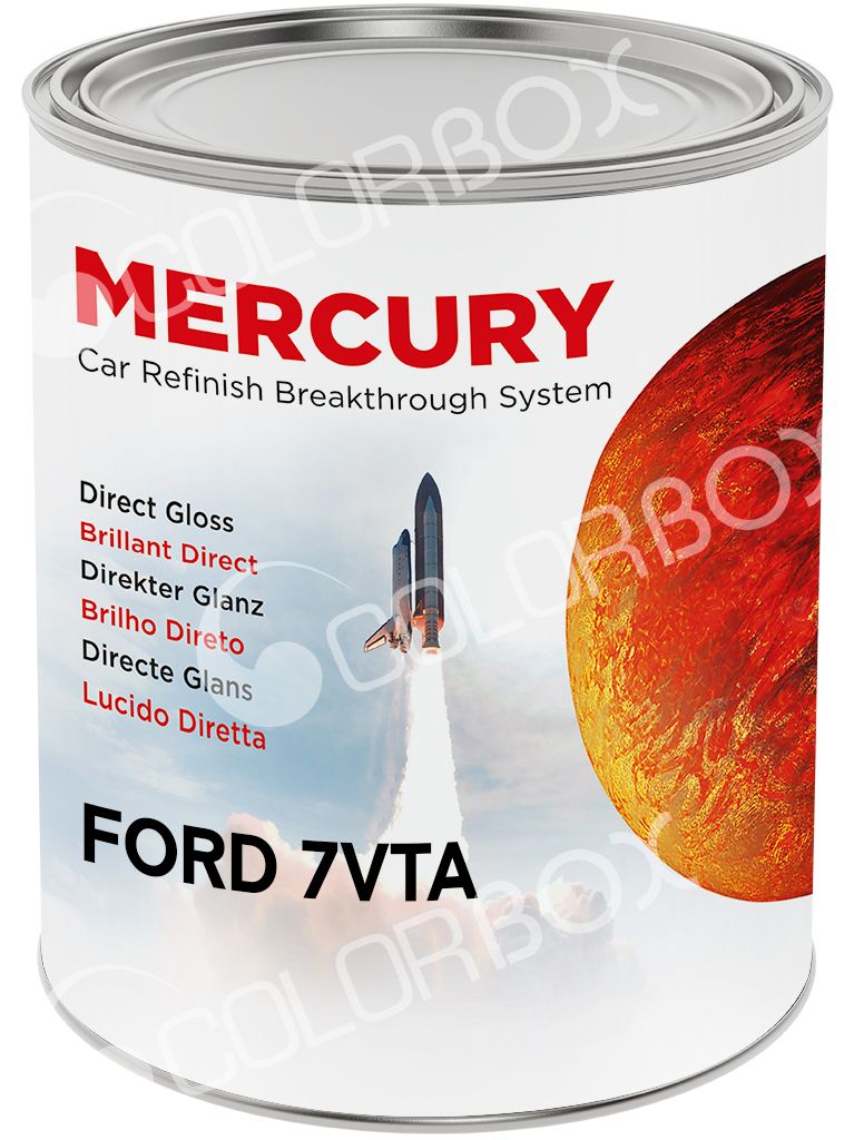 MERCURY FORD_7VTA Blanc solvant 2K 1L Colorimétrie compatible 95% parc auto !