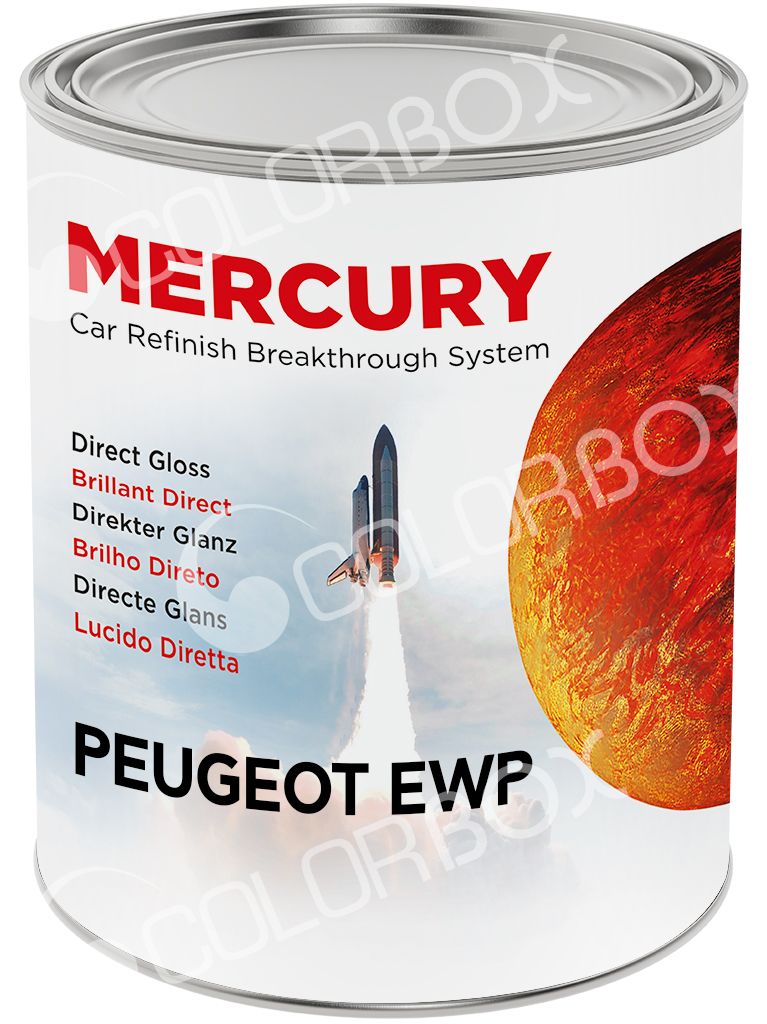 MERCURY PEUGEOT_EWP Blanc solvant 2K 1L Colorimétrie compatible 95% parc auto !