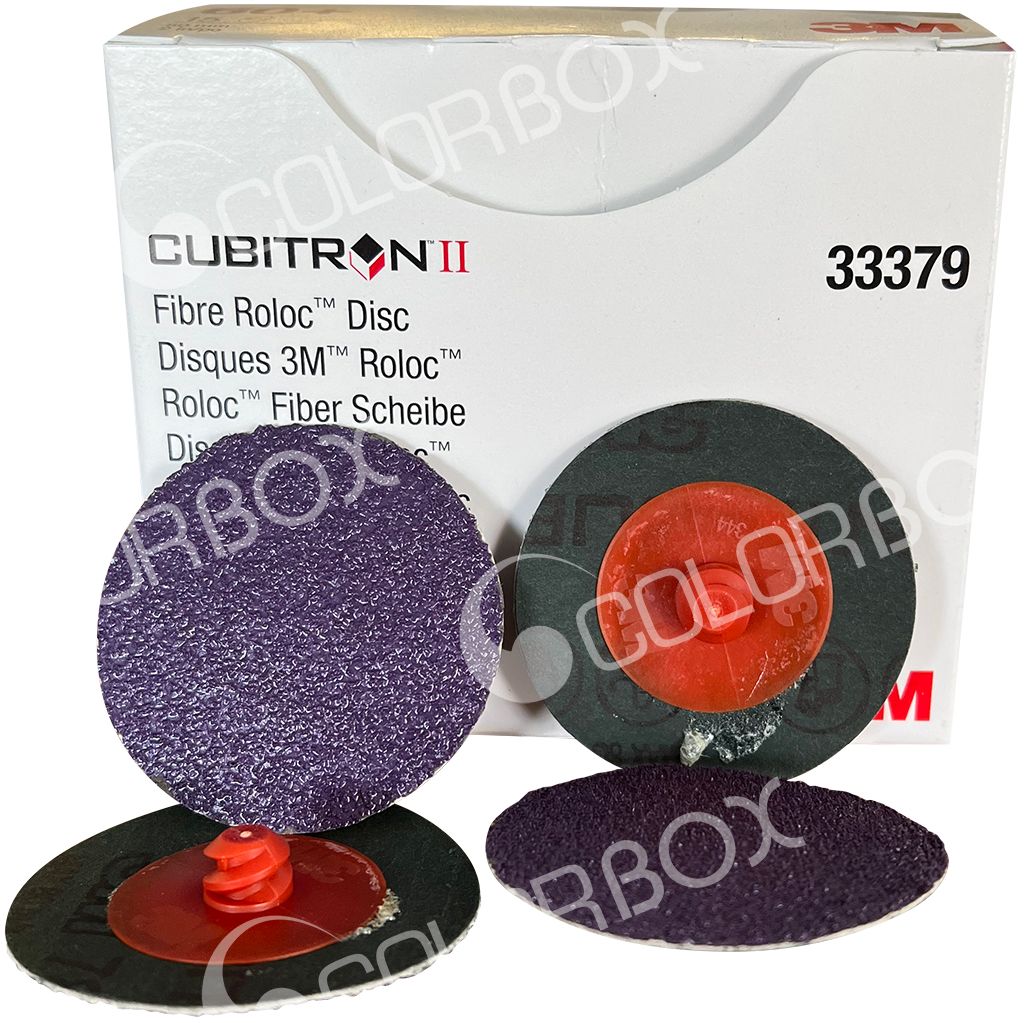 3M 33379 G60+ diam 50mm 15 disques Roloc violets Cubitron II