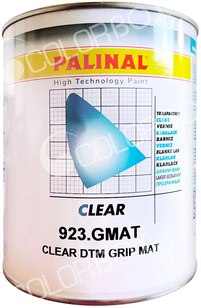 PALINAL 923.GMAT Vernis jantes MAT 1L accroche directe sur aluminium poli