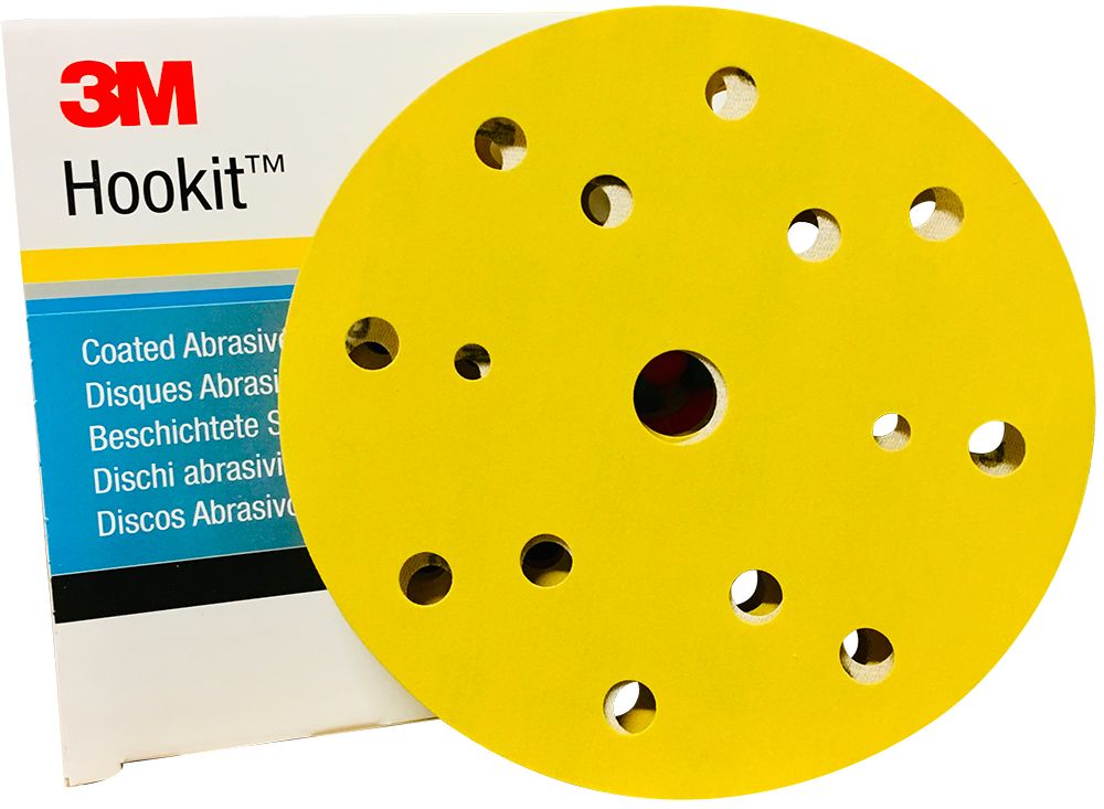3M 50455 P600 diam 150mm 100 disques Hookit 255p+ 15 trous 