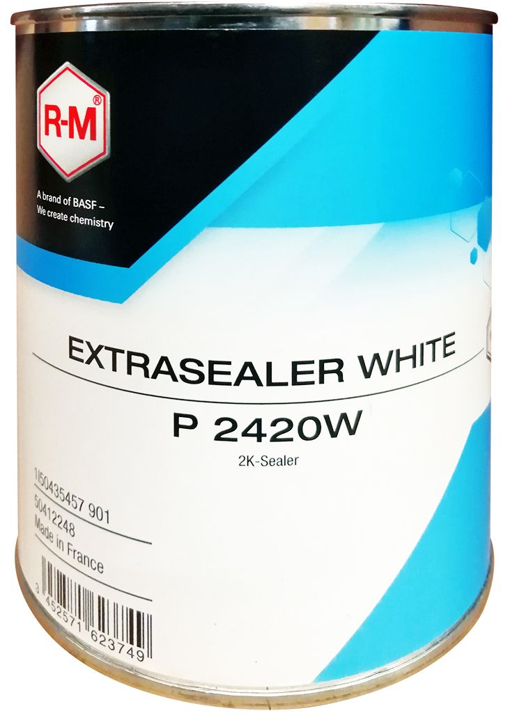 RM EXTRASEALER_WHITE Blanc- Apprêt mouillé sur mouillé pièces neuves & plastique 1L