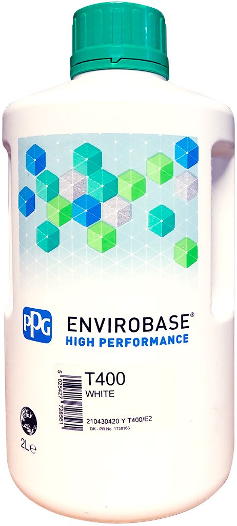 PPG T400 White 2L Envirobase High Performance