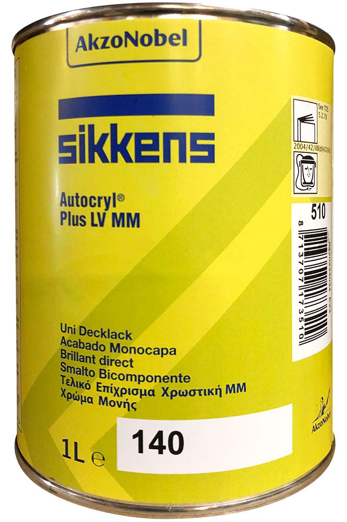 SIKKENS R140 Noir jaune 1L Autocryl plus LV 
