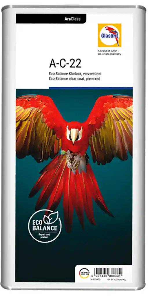 GLASURIT A-C-22 Vernis Premixed facile à mélanger 5L Eco Balance AraClass