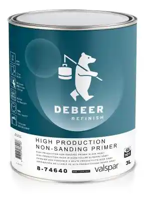 DEBEER 8-74640 Noir - Apprêt mouillé sur mouillé sans ponçage 3L