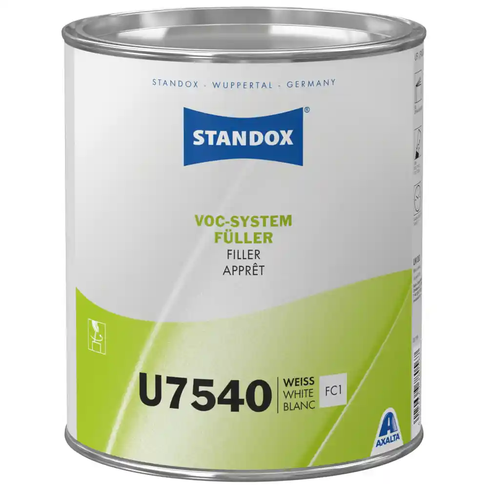 STANDOX 02078056 Blanc U7540 - apprêt VOC system fuller 3.5l