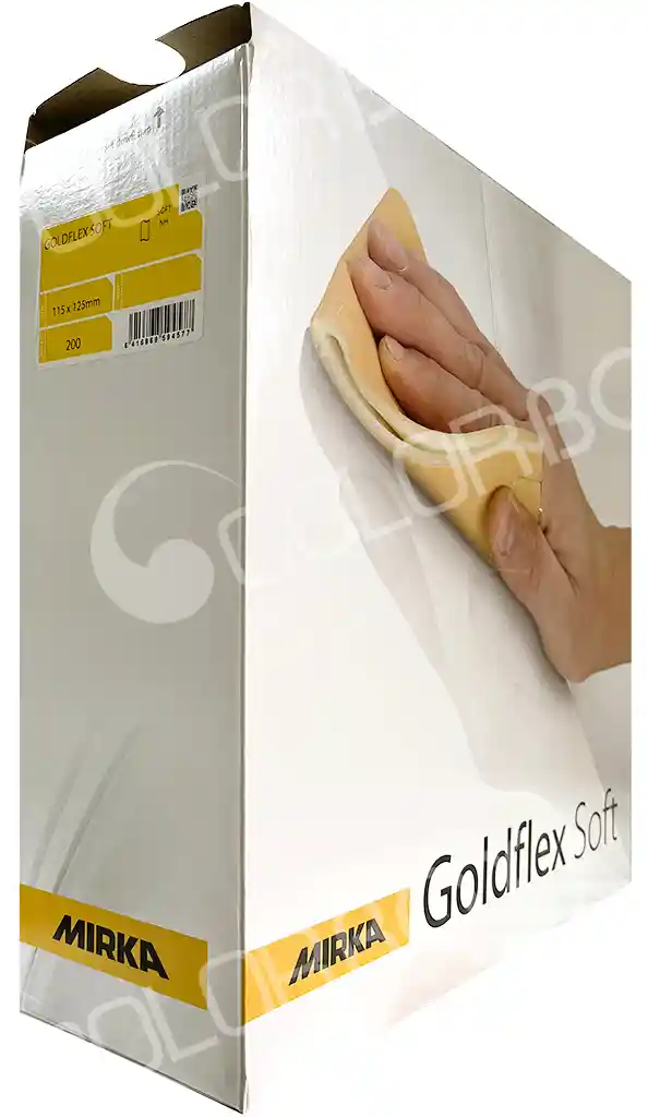 MIRKA 2912707018 P180 rouleau abrasif sur mousse GOLDFLEX SOFT pré-découpé