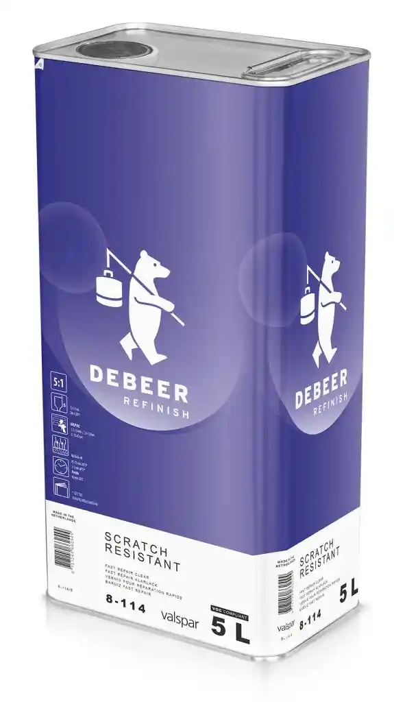 DEBEER 8-114 Vernis anti-rayures rapide 5L